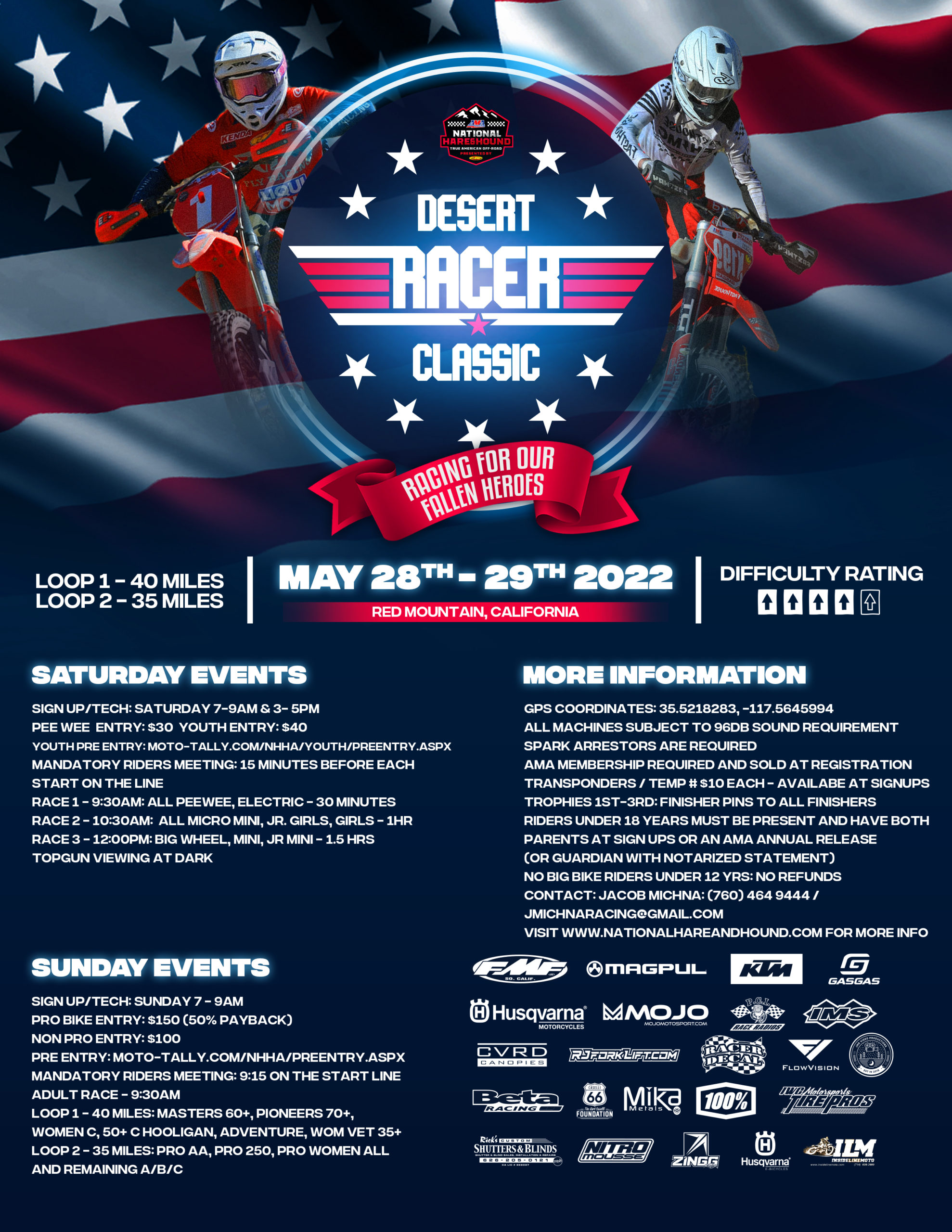 NHHA The Desert Racer Classic AMA National Hare and Hound, presented